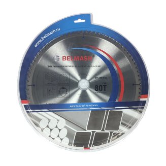 Диск пильный по металлу BELMASH 305x2,8/2,0x30 80T