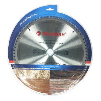 Диск пильный BELMASH 305x3,2/2,2x30 72T