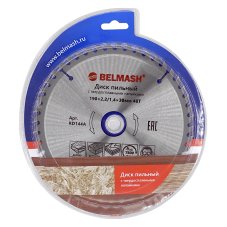 Диск пильный BELMASH 190х2,2/1,4х30/20/16; 48T 