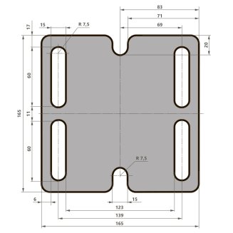 Тиски наклонные BELMASH AV75