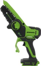Цепная мини пила аккумуляторная Greenworks G24MCS10, 24V, 10см, без АКБ и ЗУ (2008207)