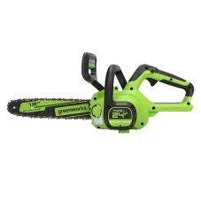Цепная пила аккумуляторная Greenworks GD24CS30, 24V, 30см, бесщеточная, c 1хАКБ 2 Ач и ЗУ (2007007UA)