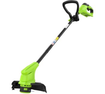 Триммер аккумуляторный Greenworks G24LT25, 24V, 25 см, с 1хАКБ 2Ач и ЗУ (2107207SA)