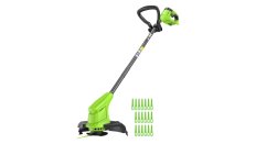 Триммер аккумуляторный Greenworks G24LT251, 24 V, 25 см, с 1хАКБ 2Ач и ЗУ, (2113307SA)
