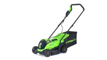 Газонокосилка аккумуляторная Greenworks GD24LM33, 24V, 33 см, бесщеточная, без АКБ и ЗУ (2516107)
