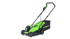 Газонокосилка аккумуляторная Greenworks GD24LM33, 24V, 33 см, бесщеточная, с 1хАКБ 4Ач и ЗУ (2516107UB)