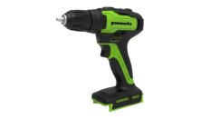 Дрель-шуруповерт акк. Greenworks GD24DD35, 24V, б/щет,0-380/0-1450 об/мин, 29/35Нм, без АКБ и ЗУ (3704007)