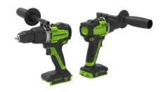 Дрель-шуруповерт ударная акк. Greenworks GD24DD140, 24V,б/щет,0-550/0-2100об/мин,70/140Нм,Antikickback,без АКБ и ЗУ (3707607)