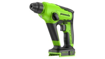 Перфоратор акк. Greenworks GD24SDS1, 24V, б/щет, 1,2 Дж, 4800 уд/мин, 12 мм, c 1хАКБ 2Ач и ЗУ (3803107UA)