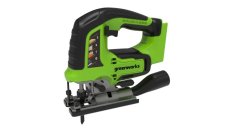 Лобзик акк. Greenworks GD24JS, 24V, б/щет, 100 мм, 800-3000/мин, 4-ст.маятник, алю.подошва,LED, без АКБ и ЗУ (3601407)