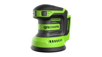 Эксцентриковая шлифмашина акк. Greenworks OS325, 24V, 125 мм, 5000-8000-11000 об/мин, амплитуда 2.4 мм, без АКБ и ЗУ (3100907)