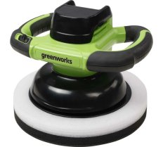 Полировальная машина акк. Greenworks G24BU10, 24V, 254 мм, 2800 об/мин, ампл.11,5 мм, без АКБ и ЗУ (3502107)