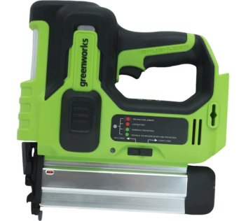 Нейлер акк. Greenworks GD24BN, 24V, б/щет,100 уд/мин, гвозди 18GA, LED, без АКБ и ЗУ (3400707)