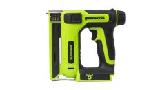 Гвозде / Скобозабиватель (степлер) акк. Greenworks G24CS10, 24V, 60 уд/мин, скобы Т53, гвозди Т47, без АКБ и ЗУ (3400107)