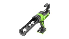 Пистолет для герметиков акк. Greenworks G24CAU, 24V, макс 310 мл, 1400–2900Н,1-10 мм/с, c 1хАКБ 2Ач и ЗУ (3501707UA)