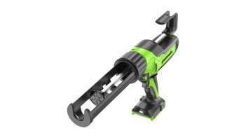 Пистолет для герметиков акк. Greenworks G24CAU, 24V, макс 310 мл, 1400–2900Н,1-10 мм/с, c 1хАКБ 2Ач и ЗУ (3501707UA)
