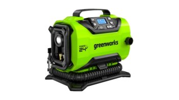 Компрессор автомобильный акк. Greenworks ACG301, 24V / 12V, 11 бар, 420 л/мин, без АКБ и ЗУ (3400807)