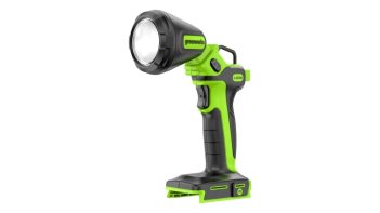 Рабочий LED-фонарь 2-в-1 акк. Greenworks G24UL, 24V, 650 лм, 3 режима, 2 плафона, магнит, скоба, без АКБ и ЗУ (3503707)