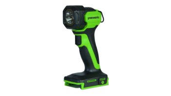 Рабочий LED-фонарь акк. Greenworks G24SL200, 24V, 200 лм, скоба, без АКБ и ЗУ (3502407)