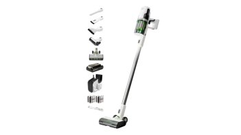 Пылесос вертикальный Greenworks GD24SV, 24V, 500 Вт, 20 кПа, 6 насадок, с 1х4Ач АКБ с 2xUSB-C, 30 мин ЗУ 8А, стойка (4701107UB)
