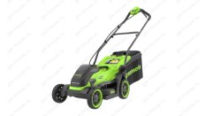 Газонокосилка аккумуляторная Greenworks GD40LM361, 40V, 36 см, бесщеточная, c 1хАКБ 4Ач и ЗУ (2520807UB)