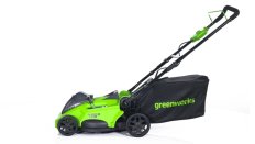 Газонокосилка аккумуляторная Greenworks GD40LM16X, 40V, бесщеточная, 41 см, c 1хАКБ 4Ач и ЗУ (2517907UB)