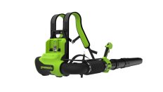 Ранцевая воздуходувка аккумуляторная Greenworks GD40BPG2, 40V, бесщеточная, без АКБ и ЗУ (2408107)