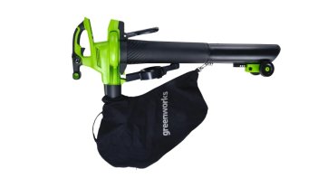 Воздуходув-Садовый Пылесос аккумуляторный Greenworks GD40BVII, 40V, бесщеточный, c 1хАКБ 5Ач и ЗУ (2406907UG)