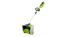 Снегоуборщик аккумуляторный Greenworks GD40SS, 40V, 30 см, бесщеточный, с 1хАКБ 5 Ач и ЗУ (2600807UG)