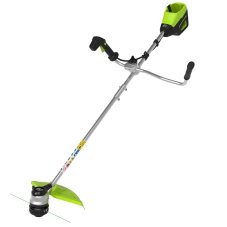 Триммер аккумуляторный Greenworks GD60BCB, 60V, 40 см, бесщеточный с велосипедной ручкой, без АКБ и ЗУ (2108407)