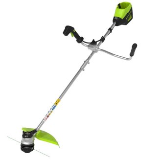 Триммер аккумуляторный Greenworks GD60BCB, 60V, 40 см, бесщеточный с велосипедной ручкой, без АКБ и ЗУ (2108407)