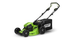 Газонокосилка аккумуляторная Greenworks GD60LM46SP, 60V, 46 см, самоходная, бесщеточная, с 1хАКБ 4 Ач и ЗУ (2502907UB)