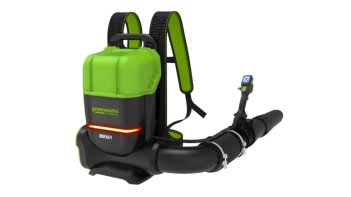 Ранцевая аккумуляторная воздуходувка Greenworks GD82BP2, 82V, бесщеточная, без АКБ и ЗУ (2408307)