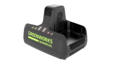 Быстрое зарядное устройство для двух аккумуляторов Greenworks G82C2, 82V, 8.0 А (2939007)