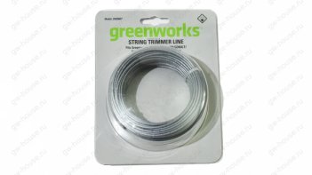 Круглая леска для триммера Greenworks, 2мм, 20м, (2926607)