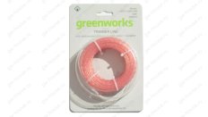 Витая леска для триммера Greenworks, 2,4мм, (2950207)