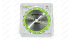 Диск пильный Greenworks 165x1.6x20 мм, 18T, по дереву (2955807)