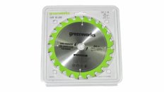 Диск пильный Greenworks 165x1.6x20 мм, 24T, по дереву (2955707)